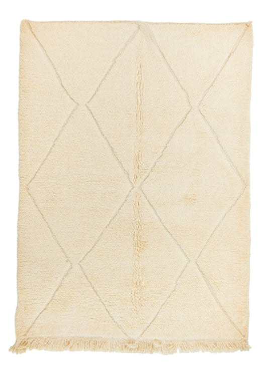 Moroccan Rug Beni Ourain trellis - Solid moroccan rug - Berber area rug - Moroccan plain rug - Free shipping - Handmade rug